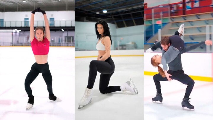 Impressive Ice Skating Skills TikTok Compilation 2024 #iceskating