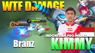 Kimmy WTF Damage! Instant Burned HP | Kimmy Gameplay By Branz ~ MLBB