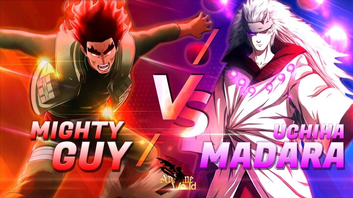 Might Guy Vs. Uchiha Madara | Naruto Shippuden | Full Fight Highlights