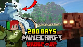 KIROMC TÓM TẮT 200 NGÀY SÓNG SÓT KHỎI ĐẢO HOANG ZOMBIE APOCALYPSE MINECRAFT-SINH TỒN SIÊU KHÓ