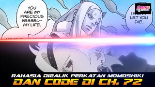 RAHASIA DIBALIK PERKATAAN MOMOSHIKI DAN CODE PADA CH 72