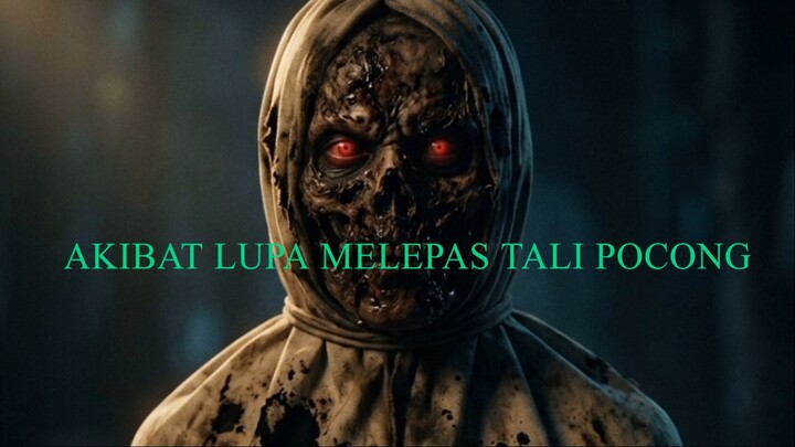 Akibat Lupa Melepas Tali Pocong