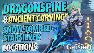 8 Ancient Carvings tablet Locations & Snow-tombed Starsilver Location | Genshin Impact