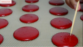 How to cook : Red macarons 3 #congthucmonngon