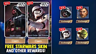 NEW STARWARS EVENT 2023! FREE STARWARS SKIN AND CHEST REWARDS! FREE SKIN! | MOBILE LEGENDS 2023