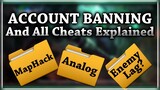 Account Banning and Cheats/Hacks Explained [Mobie Legends] Analog, MapHack, Drone View.