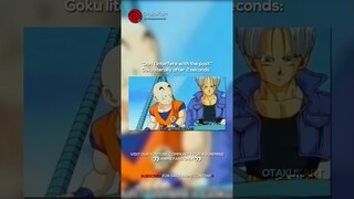 Goku interfares with the past 😆 #anime #animememes #animeedits #shorts