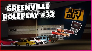 NEW MONITOR?! || Greenville Roleplay #33 || Greenville ROBLOX