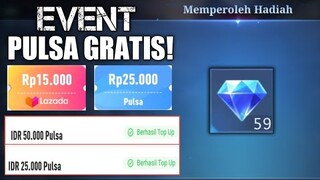 EVENT PULSA DAN VOUCHER GRATIS !! WAJIB IKUTAN UNTUK TOP UP DIAMOND GRATIS !