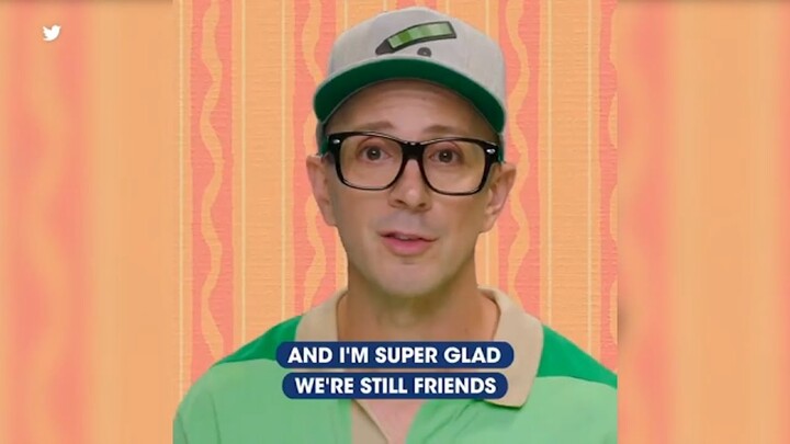 Steve from 'Blue's Clues' delivers a heartwarming message on Twitter - FULL VIDEO