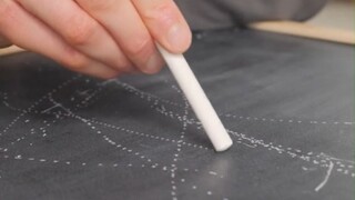 如何用粉笔画出完美的虚线