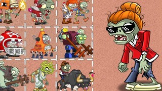 PvZ 2 ซอมบี้ใหม่ Zcorp Consutal VS ซอมบี้ทั้งหมด