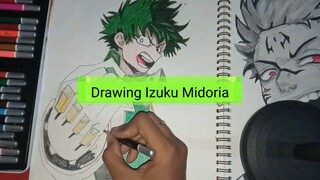 Draw izuku midoria lagii //boku no hero academia