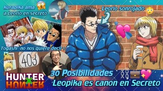 30 Posibilidades que Leopika es canon en Secreto | Hunter x Hunter