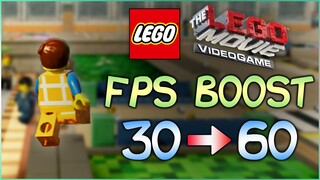 FPS Boost | The LEGO Movie Videogame (30fps vs 60fps Gameplay)