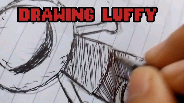 Drawing luffy