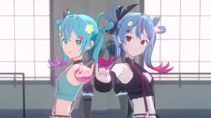 «Kata Cinta V» Para DecoMiku mencoba menari!