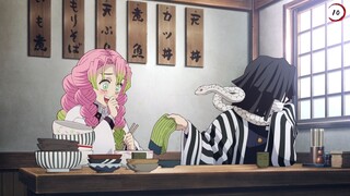 What kind of good family would give socks to people while they are eating noodles? [Demon Slayer]