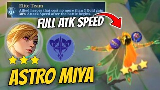 HYPER MIYA + RUNE ELITE TEAM !! CRAZY ATTACK SPEED COMBO !! MAGIC CHESS MOBILE LEGENDS