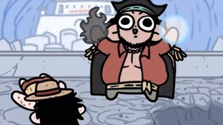 Menonton anime One Piece secara nonstop.