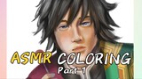 ASMR Coloring Greyscale Technique Part 1 [TIMELAPSE] | artliany