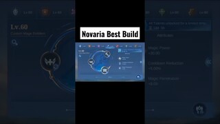 NOVARIA BEST BUILD 2023 | TOP 1 GLOBAL NOVARIA BUILD | NOVARIA - MOBILE LEGENDS | MLBB