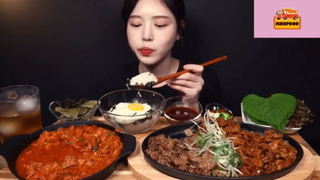 Mukbang các món được làm từ thịt #anngon