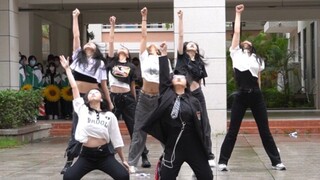 Klub tari SMP Quanzhou No. 5 membawakan lagu "Helicopter" milik CLC