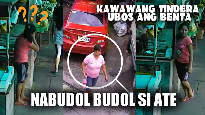 Tindera ng Saging sa Palengke Nabudol Budol Huli sa CCTV Camera