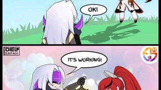 How to distract Hanabi 🦟MGL Creator @diel_safah#mglfanart #mglmlbb #mlbbmgl #mlbbcomic
