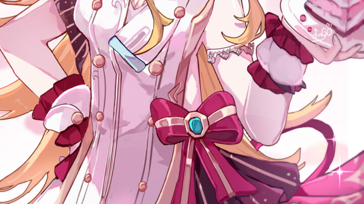 رسم حتى الانهيار! رسام صغير يُقدم نقدًا لاذعًا لتصميم ملابس آيكوفي في لعبة غينشين إيمباكت.