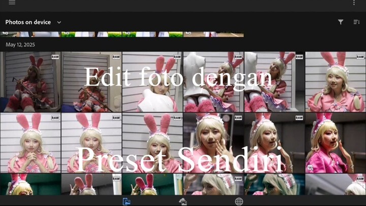 Hasil edit foto pake Preset Sendiri