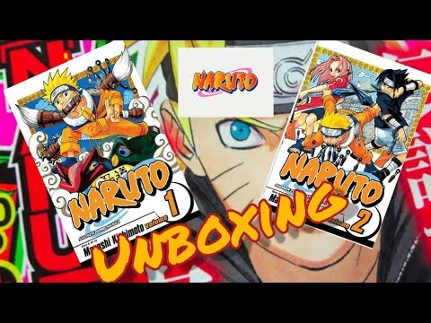 unboxing of Naruto Manga volume 1 and volume 2 for the first time 📙📙📙🈯