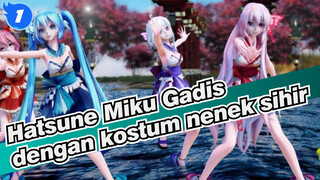 Hatsune Miku|【MMD】Ikuti harimu|mercy|5 gadis dengan kostum nenek sihir_1