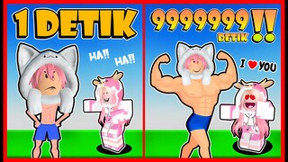 ROBLOX TAPI SETIAP DETIK KAMU BERTAMBAH KUAT !! Feat @sapipurba Roblox