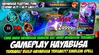 CARA MAIN HAYABUSA FLEETING TIME = HAYA ULTI TERUS❗BUILD HAYABUSA TERSAKIT 2024 + GAMEPLAY HAYABUSA