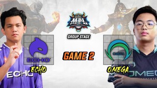 CHIP DEBUT !! ECHO vs OMEGA GAME 2 MPL PH SEASON 13