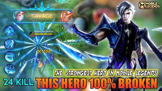 Aamon Mobile Legends , Aamon Gameplay 24 Kill Strongest Assassin - Mobile Legends Bang Bang