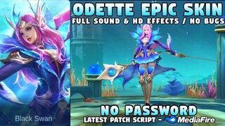 Odette Epic Skin Script No Password | Odette Mermaid Princess Skin Script | Mobile Legends
