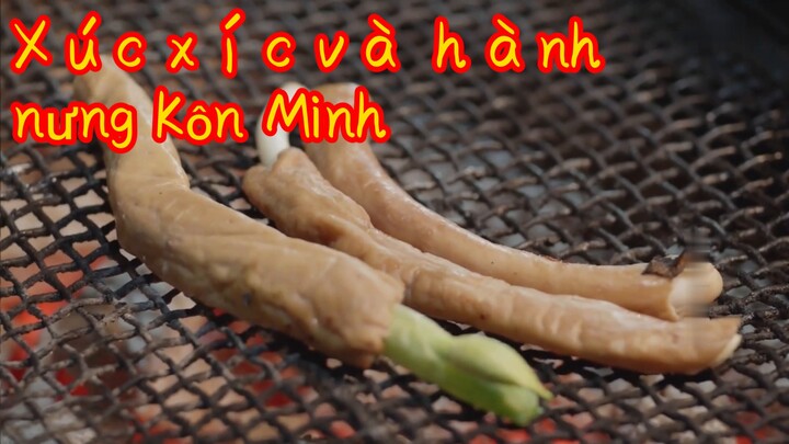 Sosis Daun Bawang Panggang Barbekyu Kunming China