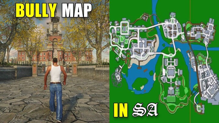 BULLWORTH MAP (BULLY) in GTA San Andreas (SA_DirectX 3.0)