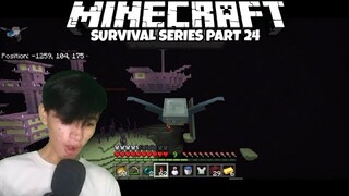 ANG PAGSISIKAP NA MAKUHA ANG ELYTRA! | Minecraft Survival (Part 24)