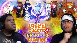 GIRLS TRUE MVP'S! | Isekai Quartet SEASON 2 EPISODE 10, 11 & 12 REACTION