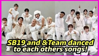 SB19 and &Team BOND before and after their Asia Artist Awards AAA 2023 performance!