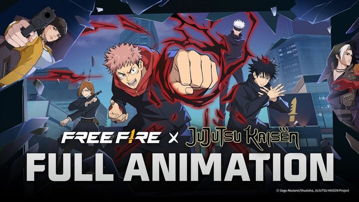Full Animation  Free Fire x Jujutsu Kaisen  Free Fire Official