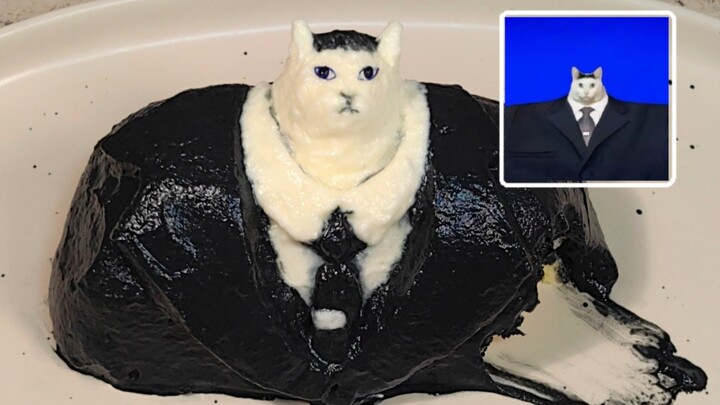 Cat Meme Food | He’s All Dressed Up in a Stylish Suit, Meow!