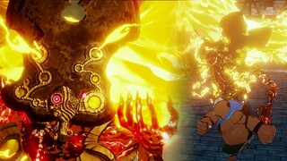 Yunobo VS Fireblight Ganon (Champion Vs Blight Ganon) - Hyrule Warriors: Age of Calamity