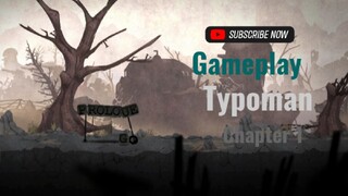 Typoman mobile Gameplay