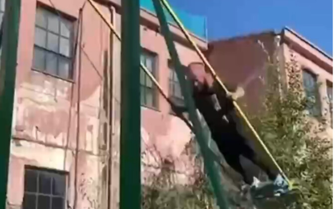 The thing I most want to try when playing on the swings