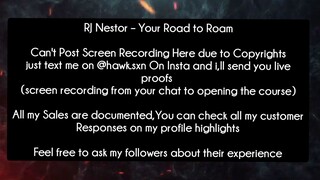 RJ Nestor – Your Road to Roam course download
